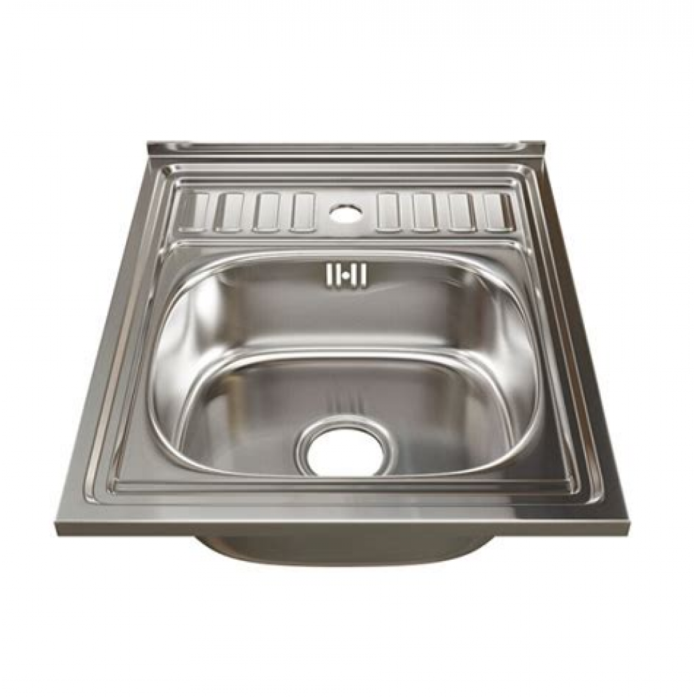 Мойка 50*60*140 накладная 0,4мм левая 