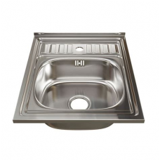 Мойка 50*60*140 накладная 0,4мм левая 