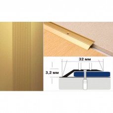 Профиль алюминиевый С  1 (1,8м) дуб беленный 087 