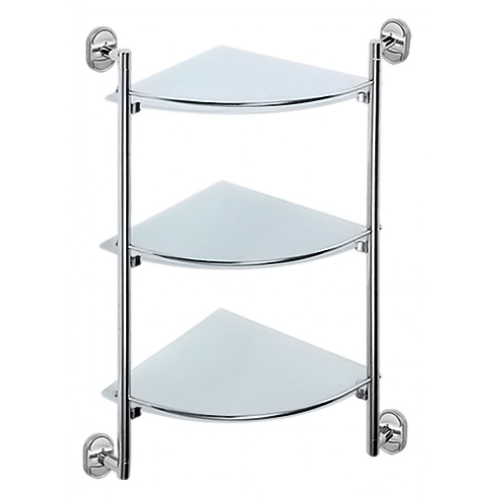 Полка для ванной FORA  ATLANT вакуумная присоска хром A033