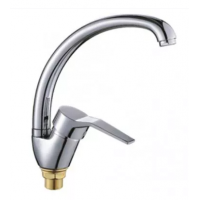 Смеситель для кухни POTATO силумин высокий излив P5914