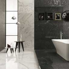 Плитка декор настенная Орхидея черный 500х250х9 ХХХ АКЦИЯ 10%