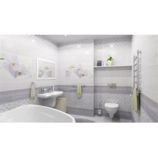 Плитка панно Олеандр черный 500х500х9 ХХХ