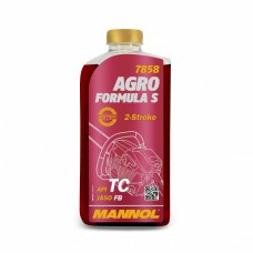 Масло моторное Mannol Agro Formula для 2-х такт.двигателей, 1л 7858