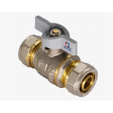 Кран шар пл.с цангой 16*20 