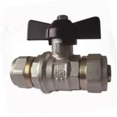 Кран шар пл.с цангой 16*20 