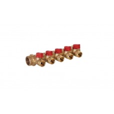 Коллектор-5 с кранами 3/4"*1/2 