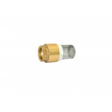 Клапан обратный латунь с сеткой   1/2" 