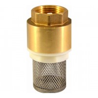 Клапан обратный латунь с сеткой   3/4"     