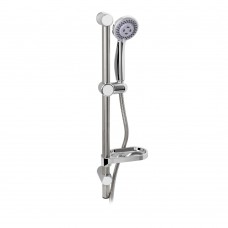 Стойка для душа с массажной лейкой и мыльницей ГРОМИКС 00003