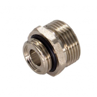 Ниппель соединит. под евроконус для коллектора 1/2"х3/4" 