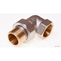 Соединение разборное латунь угловое  3/4" вн.-нар.