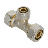 Тройник ред. 20*16*20 металлопластик ХХХ