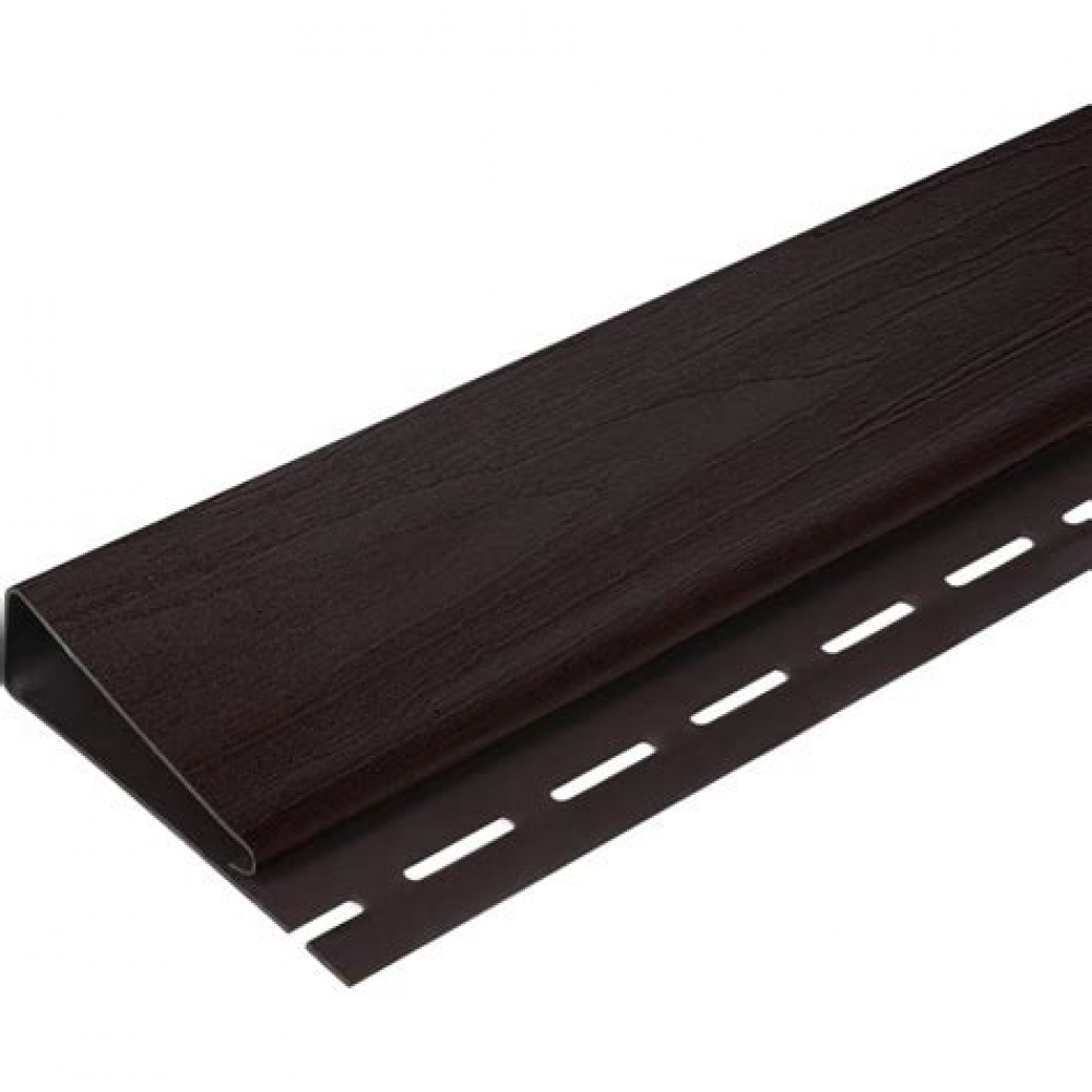 Профиль торцевой J к сайдингу, софиту Classic Color, Дачный 3050мм Ромашка
