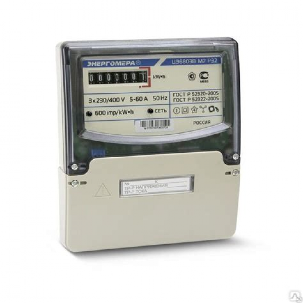 Счетчик эл. ЦЭ 6803В  5-60А 3ф. 