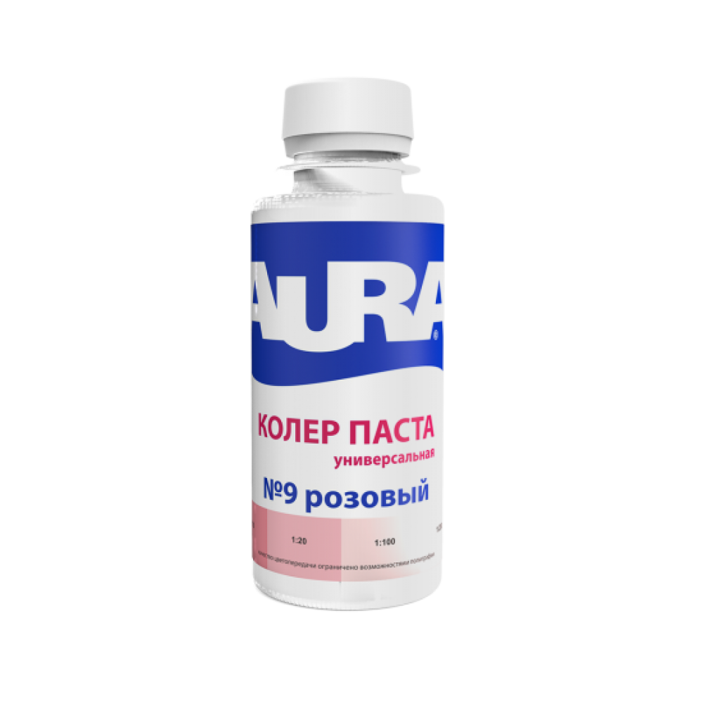 Колер универсальный  0,1л розовый №9 AURA