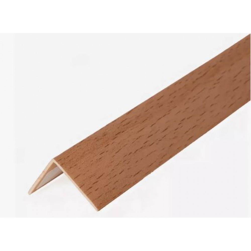 Угол ПВХ 25*25 мм 2,7м 111 с тиснением Rico Moulding однотонный (бук темный) Угол ПВХ 25*25 мм 2,7м 111 с тиснением Rico Moulding однотонный (бук темный)