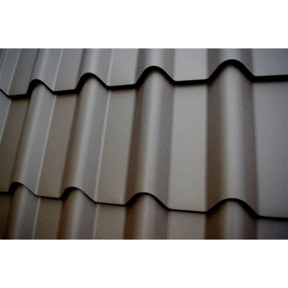 Металлочерепица "БАРСА" Poliester RAL 8004 керамика