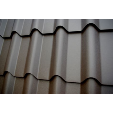 Металлочерепица "БАРСА" Poliester RAL 8004 керамика
