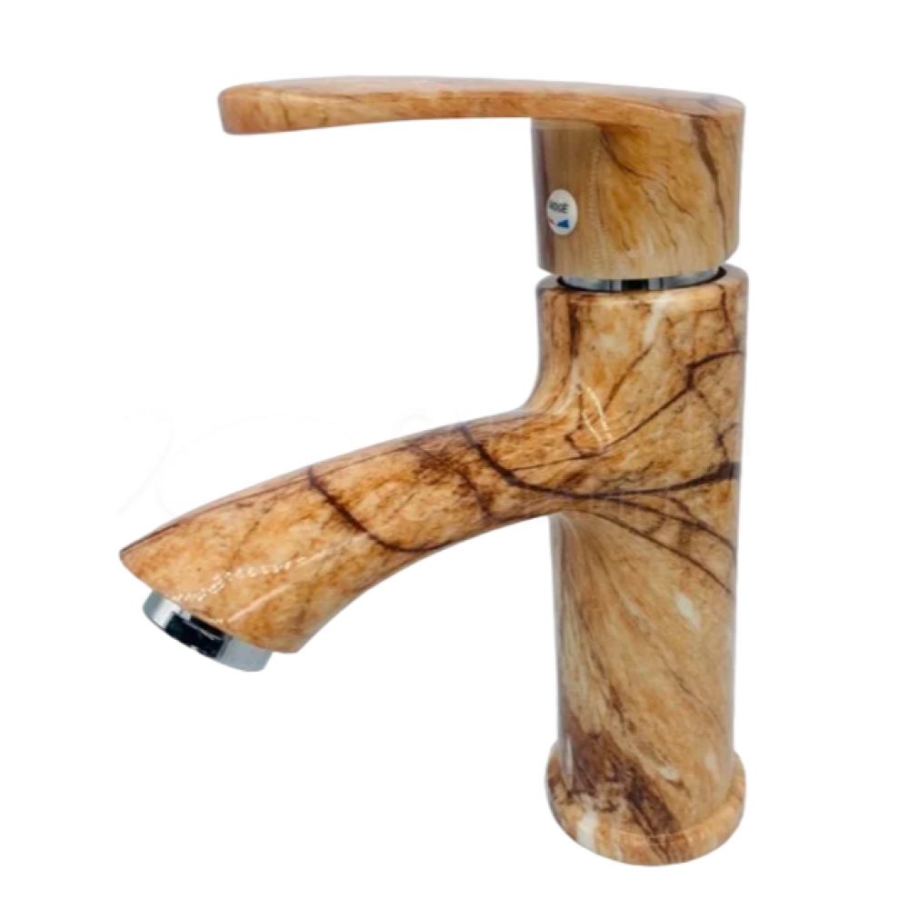 Смеситель для умывальника PLSTART АБС коричневый мрамор PL1003-24 ХХХ