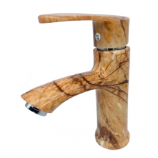 Смеситель для умывальника PLSTART АБС коричневый мрамор PL1003-24 ХХХ