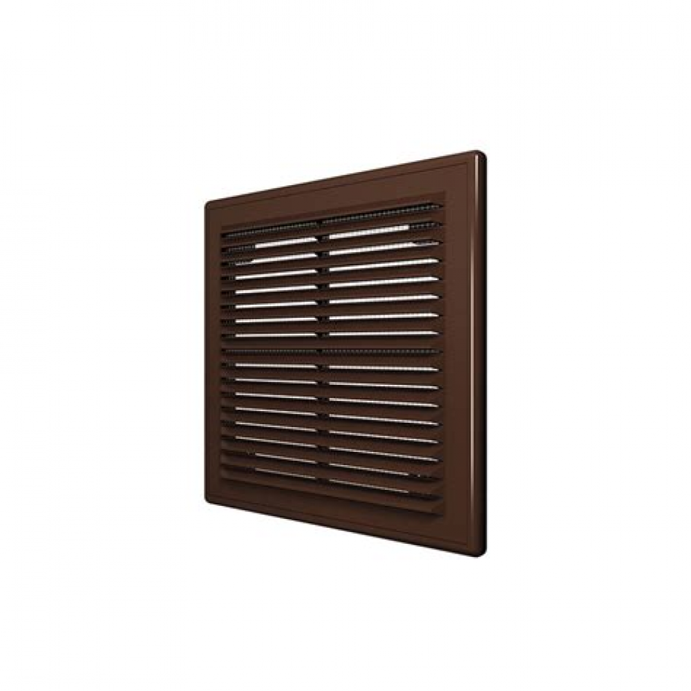 Решетка пластиковая 250*250 белая, рамка съемная, регулируемая (2525РРП)