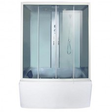 Душевая кабина  F412 Н 150х85х215см (белые стекла)
