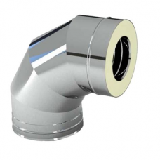 Колено Термо 90* Ф250*130 (н/ж. ст. 0,5 мм + оцинк)