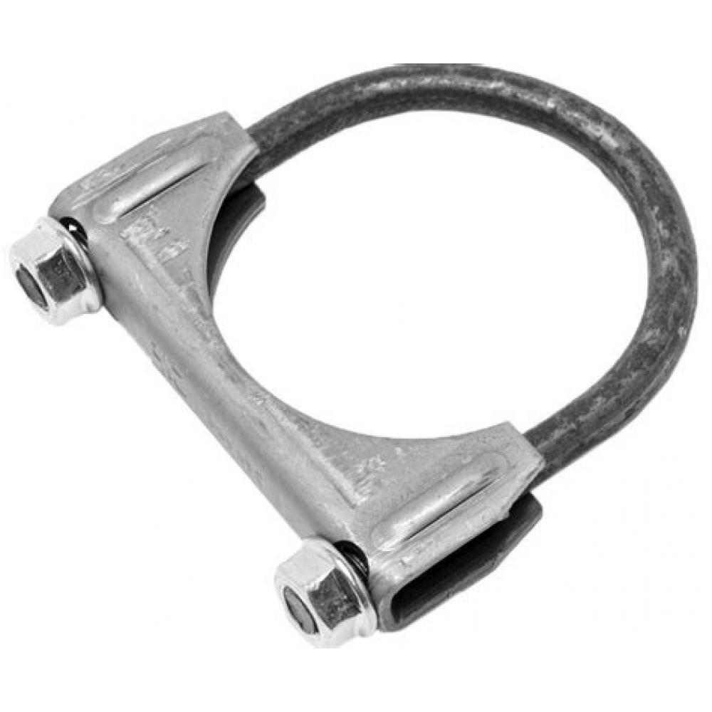 Хомут д/труб  67-73  2 1/4" на шпильку-шуруп 8-10 Х
