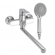 Смеситель для ванны с дивертором,  ручка с прорезью (4970) Смеситель для ванны с дивертором,  ручка с прорезью (4970)