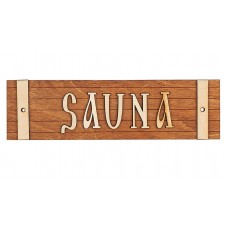Табличка SAUNA гравировка