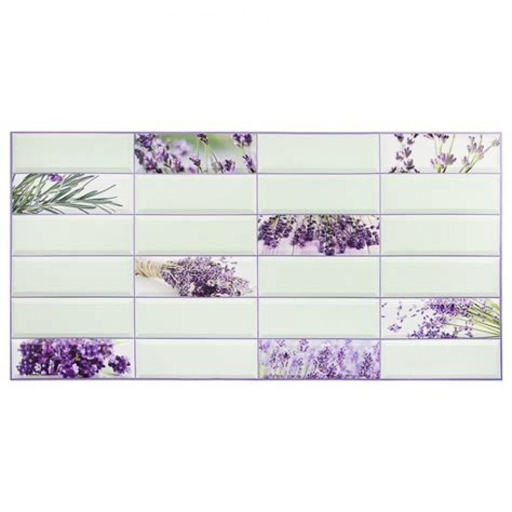 Плитка настенная Aquarelle лиловая/низ 02 250х600 (1шт=0,15) 1с (010101003940) АКЦИЯ 30%