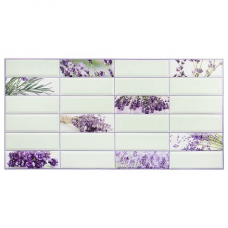 Плитка настенная Aquarelle лиловая/низ 02 250х600 (1шт=0,15) 1с (010101003940) АКЦИЯ 30%