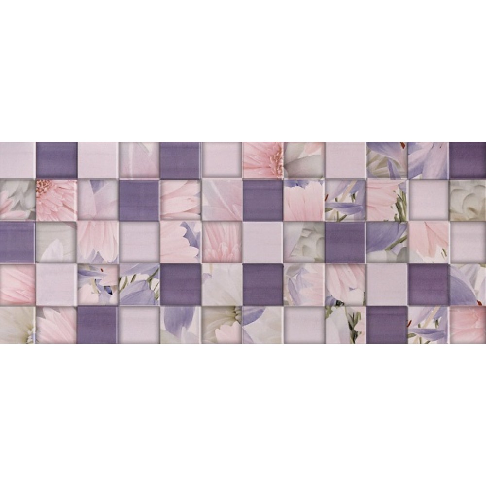 Плитка настенная Aquarelle лиловая/низ 03 250х600 (1шт=0,15) 1с ХХХ АКЦИЯ 30%