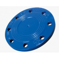 Фланец глухой(заглушка)DN  80 синий