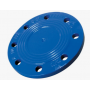 Фланец глухой(заглушка)DN  80 синий