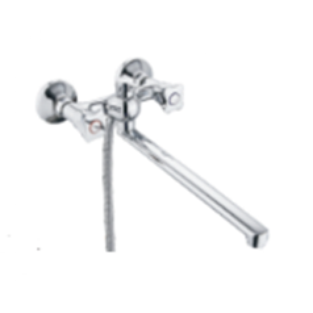 Смеситель для ванны с длинным изливом P23306 хром