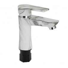 Смеситель для раковины из пластика АБС Белый Мрамор (580) Смеситель для раковины из пластика АБС Белый Мрамор (580)