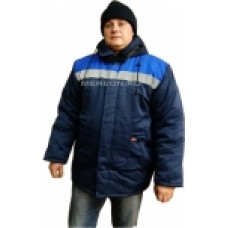 Куртка Иртыш мужская т.синий/василек р.60-62 рост3/4 утепленная АКЦИЯ 20%