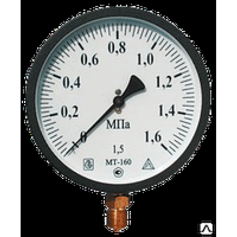 Манометр 0,6 мПа, Дк=100мм радиальный