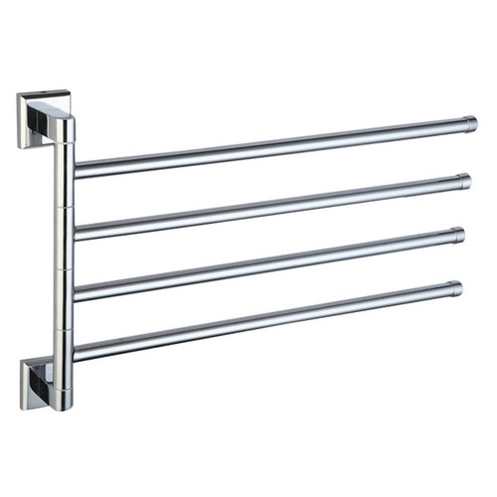 Полка д/ванной прямая  ZOLLEN POLYETHER-2 черная (466711)