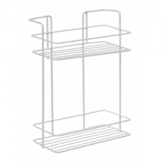 Полка д/ванной прямая  ZOLLEN POLYETHER-2 белая (466714)