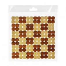 Подставка под горячее бамбуковая Ромашка 19см 318-0516