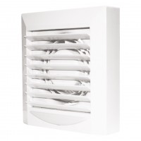 Вентилятор осевой вытяжной D100 с автоматическим жалюзи EURO4A