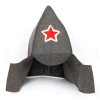 Шапка Ушанка комбинир. войлок ХХХ АКЦИЯ 50%