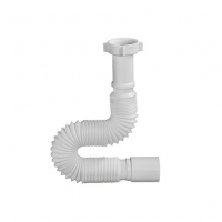 Труба гибкая для сифона с гайкой 1 1/2 х 40/50 L-1250мм (АС-10132)