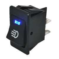 Выключатель (авто) ON-OFF 12V 35А (4с) с синей подсветкой 