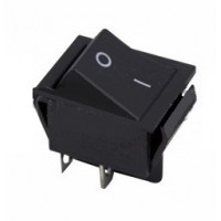 Выключатель (авто) ON-OFF 250V 15А (4с) черный 