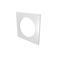 Накладка 170х170 д/воздуховода d125 торцевая пластик.12,5