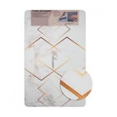 Коврик для ванной 50х 80см Память треугольники 00443